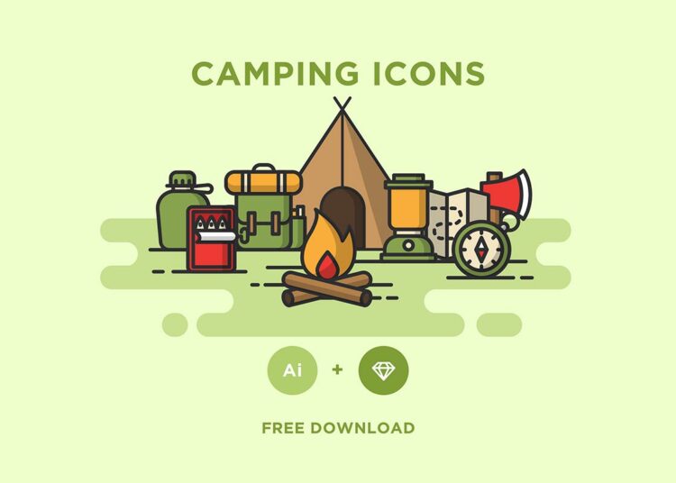 Free Camping Icons
