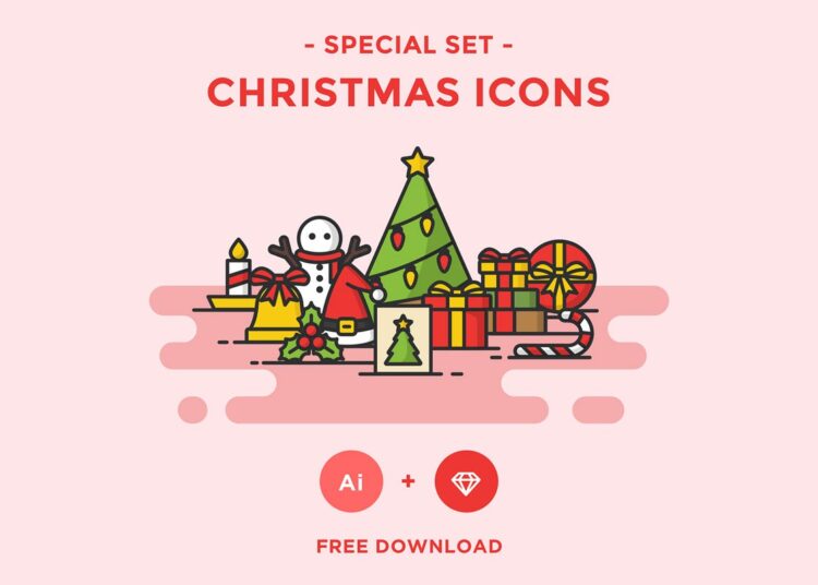 Free Christmas Icons Set