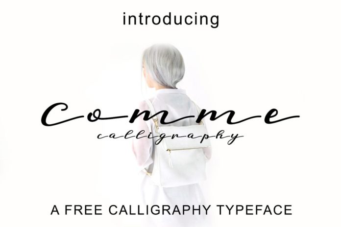 Free Comme Script Font