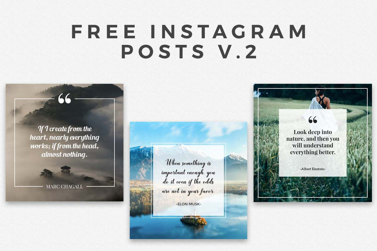 5 Free Instagram Posts V.2