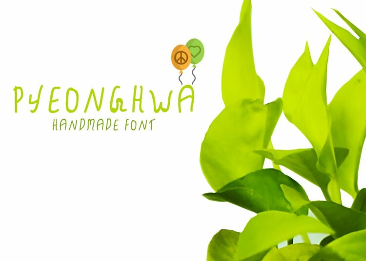 Free Pyeonghwa Handmade Font