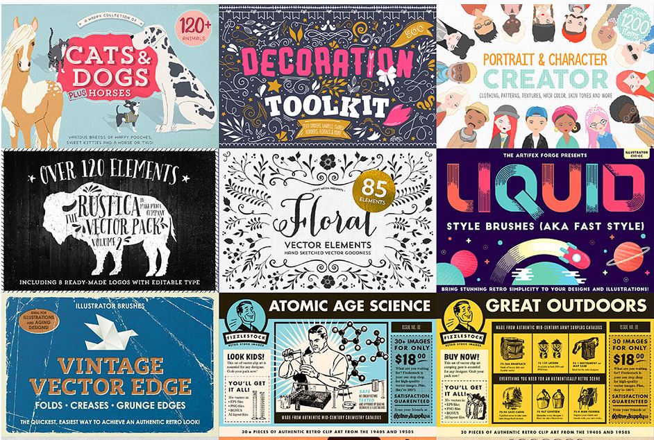 Save $2503 on The Inspiring, Creative Vector Collection