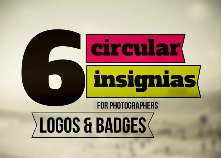 6 Free Circular Vintage Style Badges