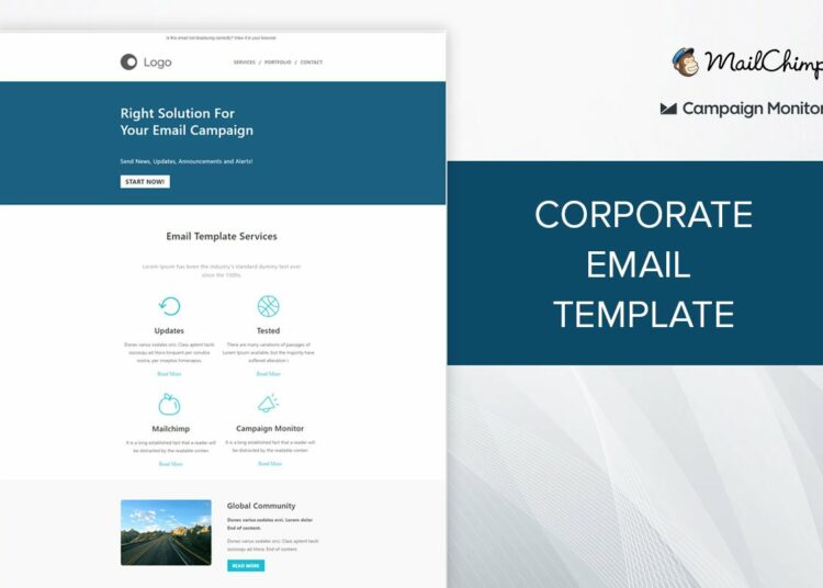Corporate Email Template