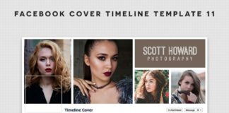 Free Facebook Cover Timeline Template 11