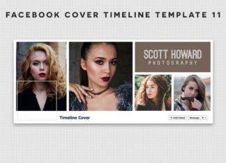 Free Facebook Cover Timeline Template 11