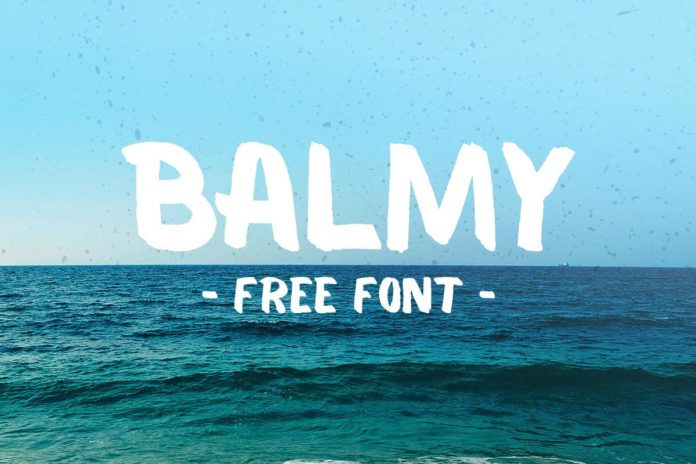Free Balmy Brush Font