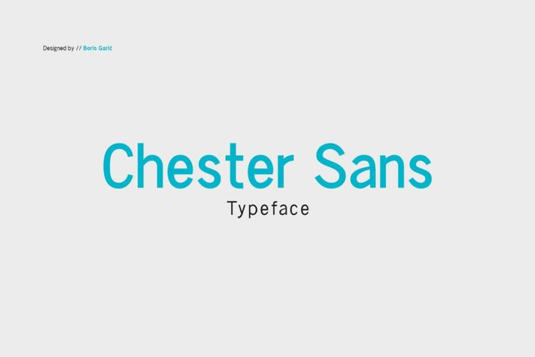 Free Chester Sans Serif Typeface