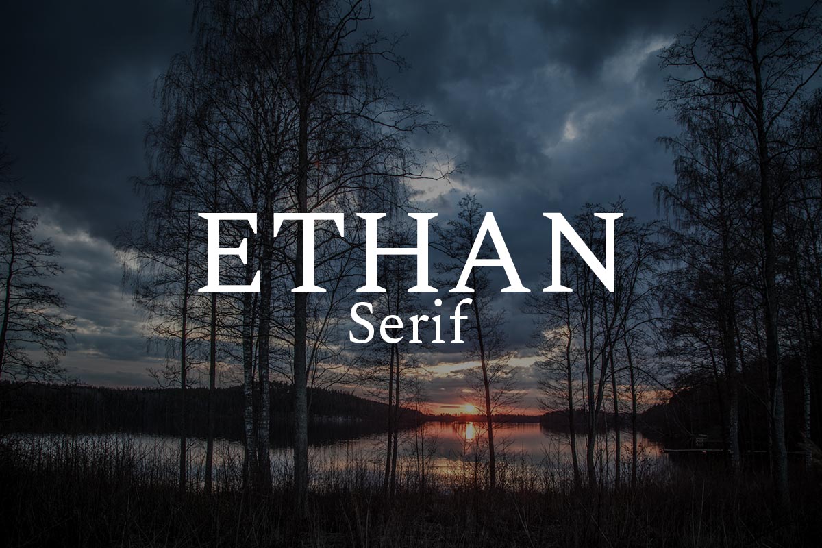 Free Ethan Serif Font
