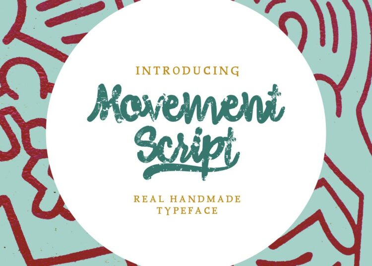 Movement Handletter Script Font