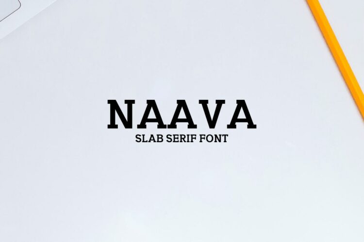 Free Naava Slab Serif Demo Font