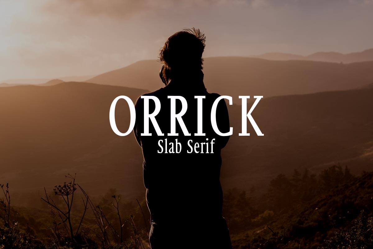 Free Orrick Slab Serif Font