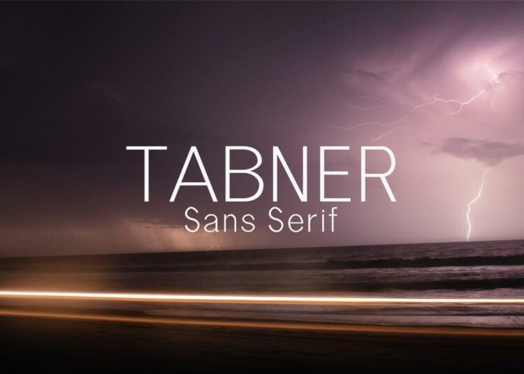 Tabner Sans Serif Demo Font Feature Image