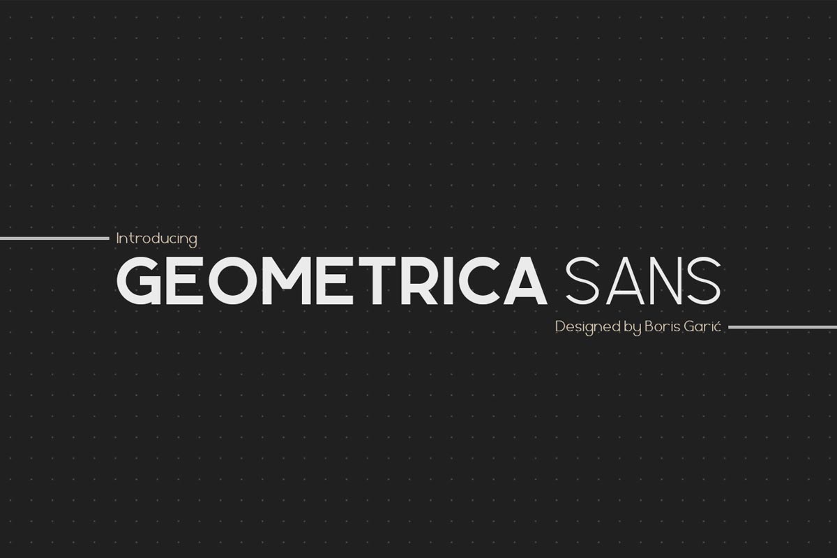 Free Geometrica Sans Font