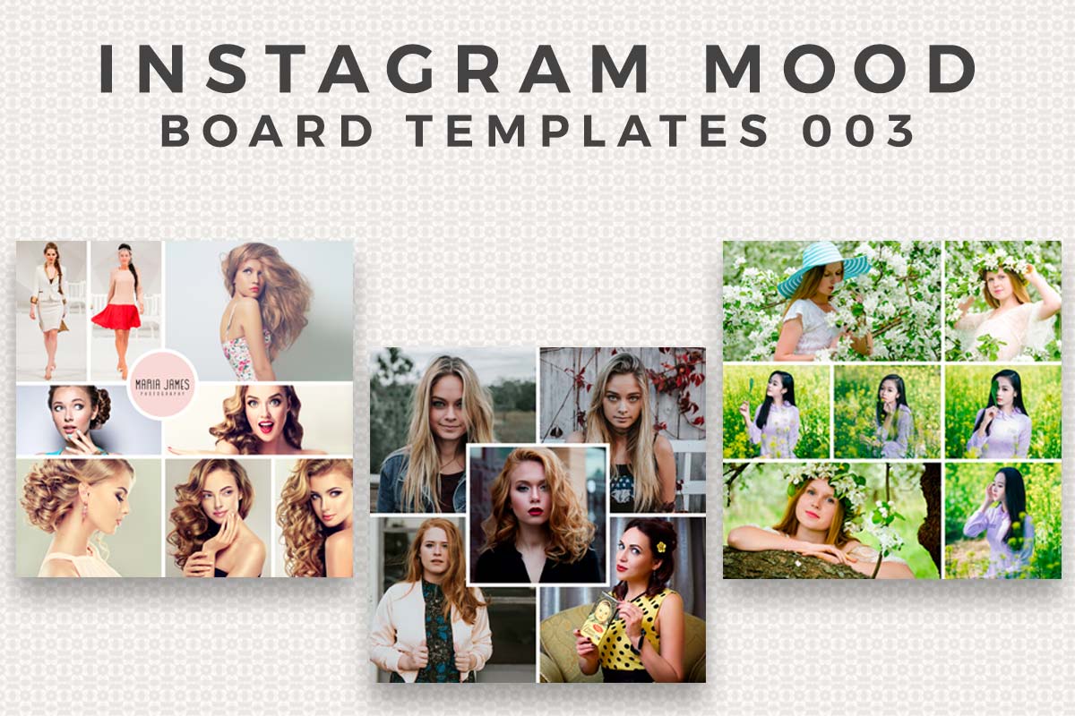 3 Free Instagram Mood Board Template FB3