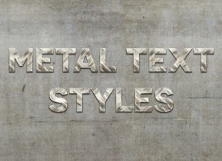 Free Metal Text Styles
