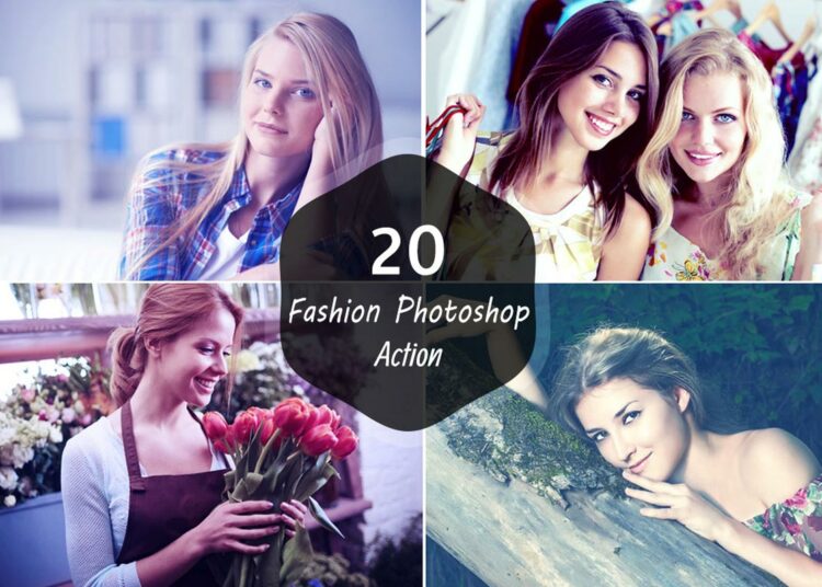 20 Free Fashion Photoshop Action