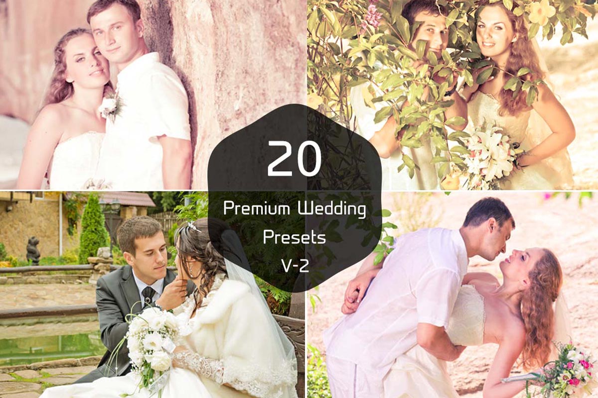 20 Free Wedding Photography Lightroom Presets Vol 2