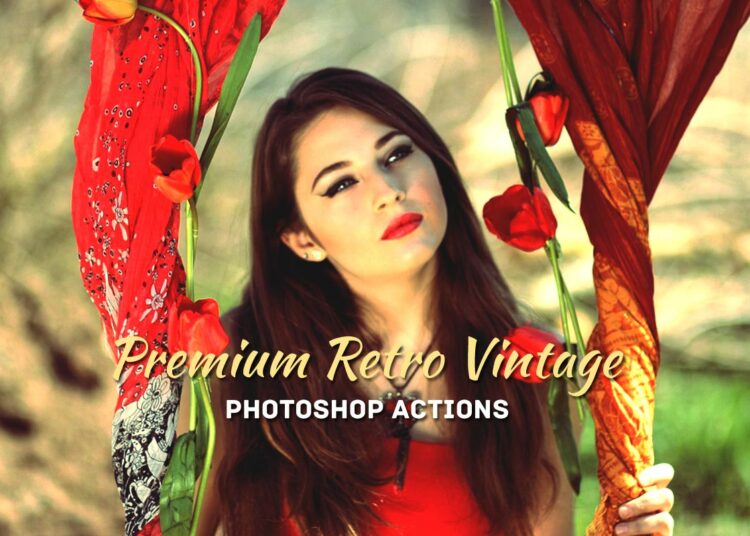 30 Free Retro Vintage Photoshop Actions