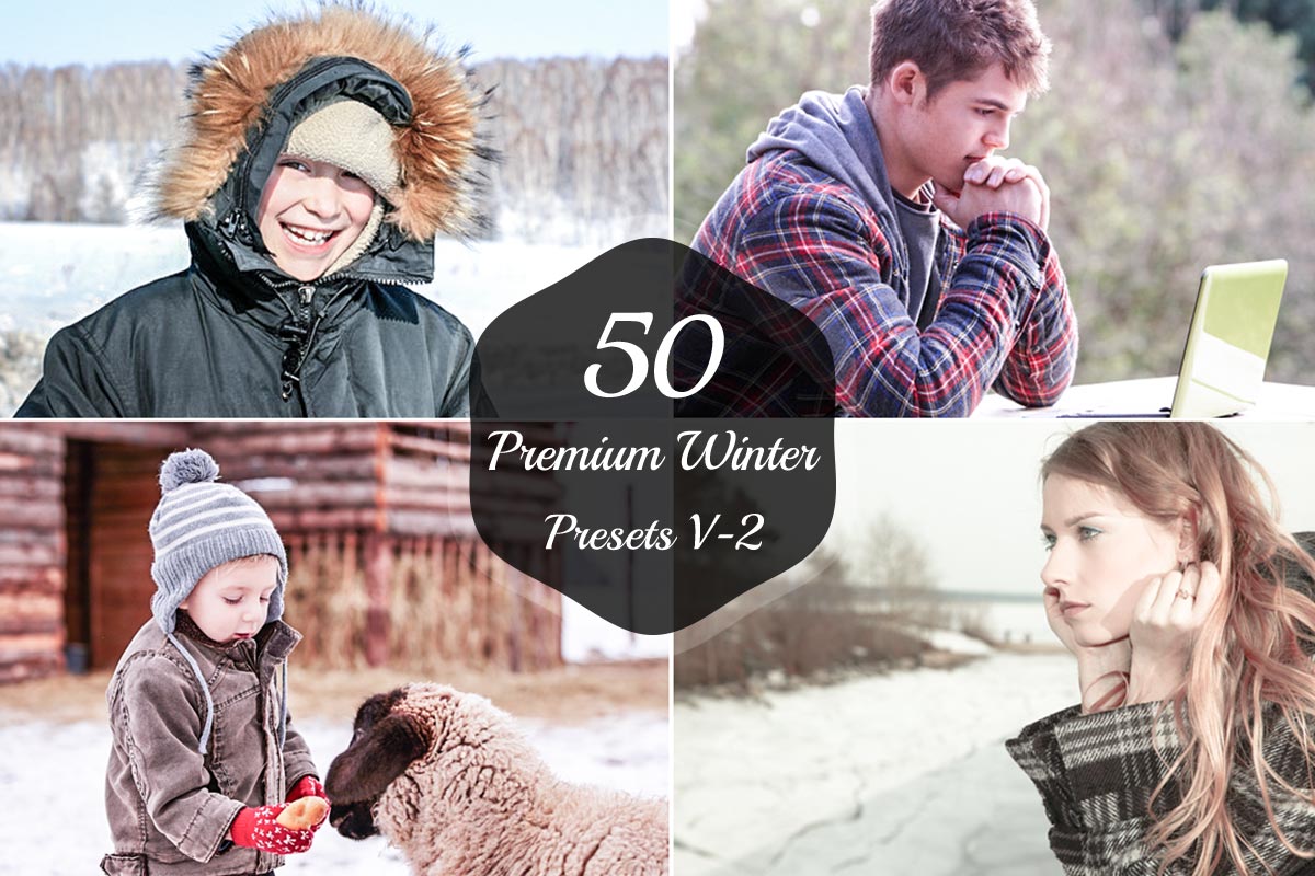50 Free Winter Lightroom Presets Version 2