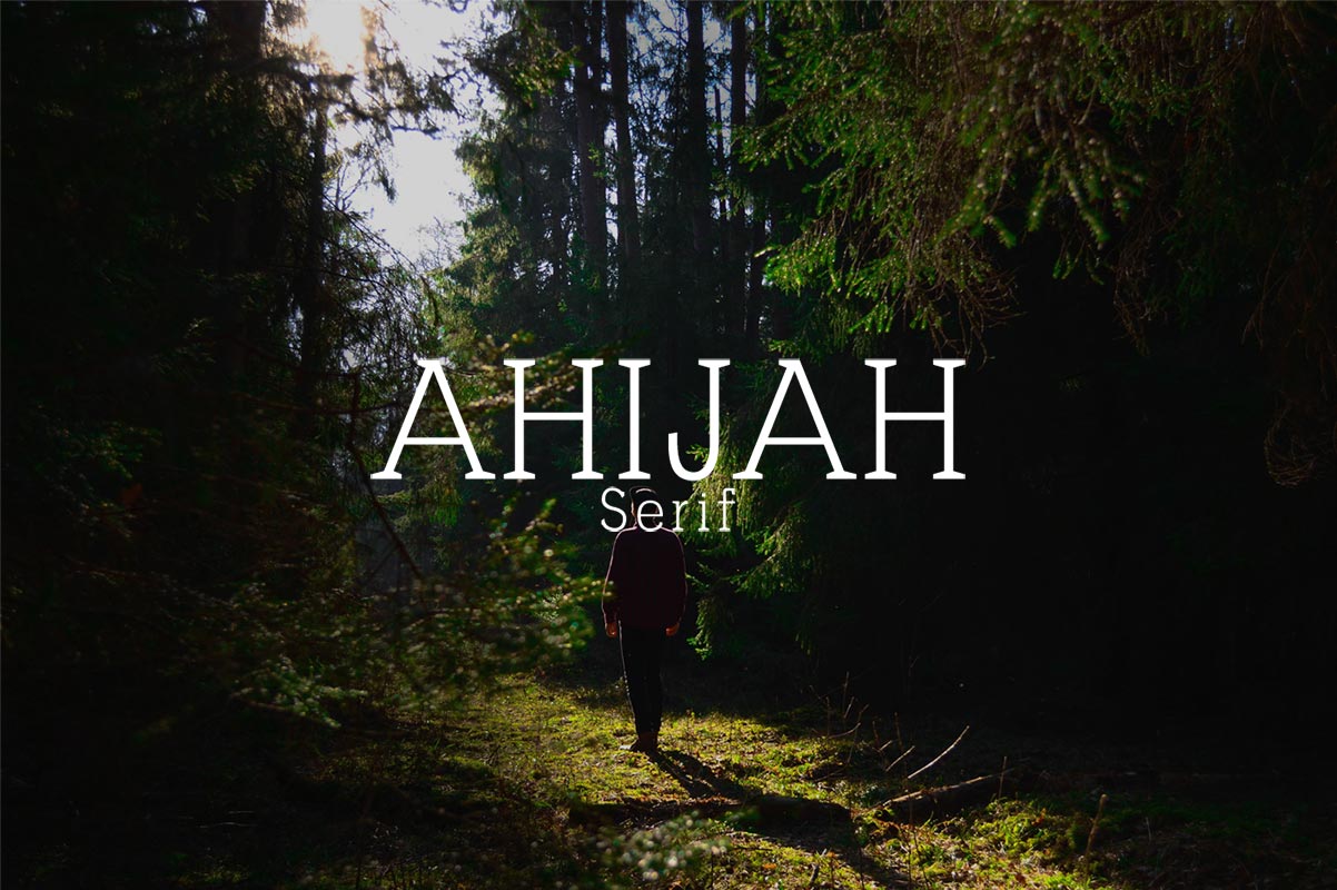 Free Ahijah Serif Font