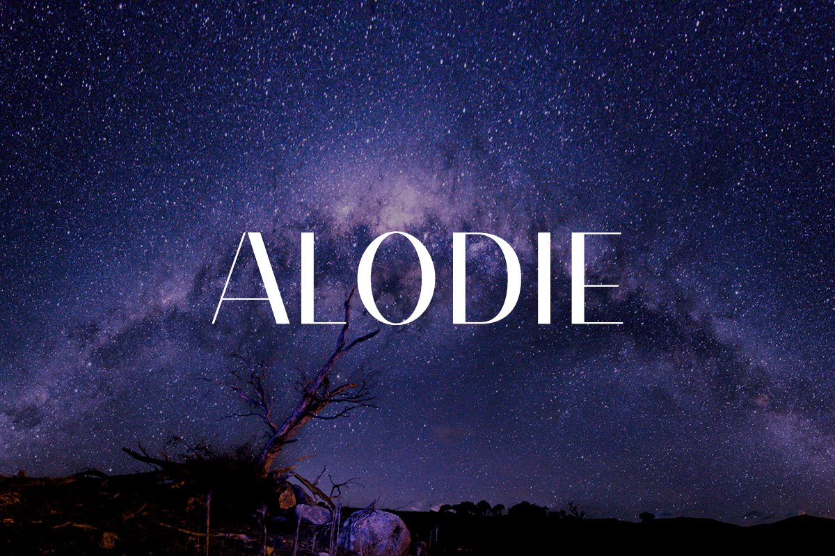 Free Alodie Sans Serif Regular Font