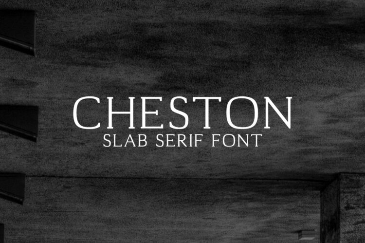 Free Cheston Slab Serif Font