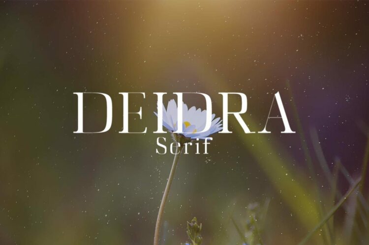 Free Deidra Serif Font