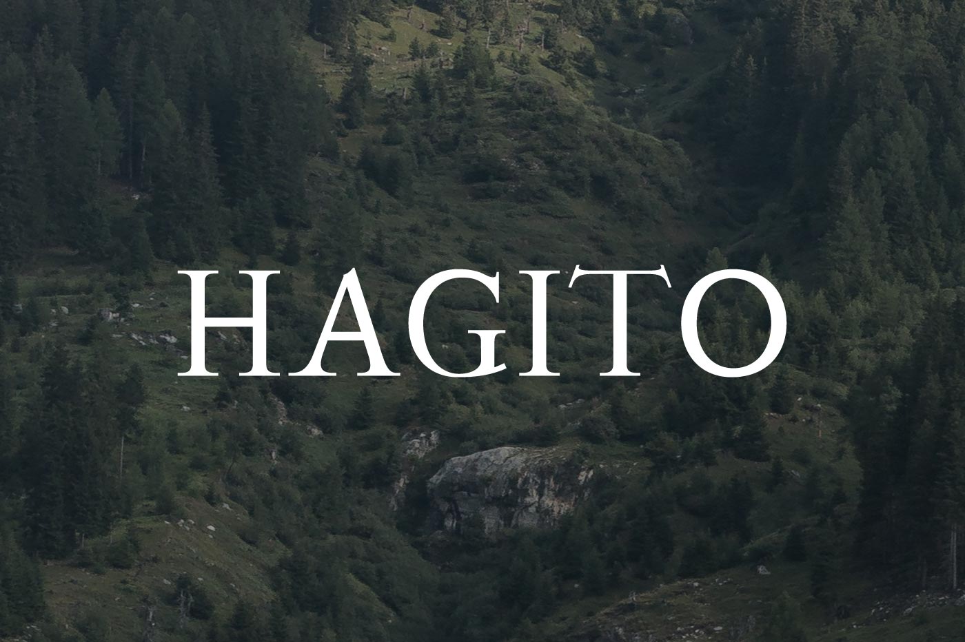 Free Hagito Serif Font