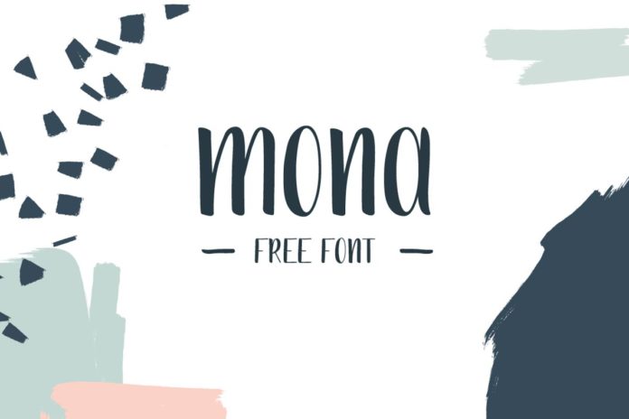 Free Mona Handdrawn Font