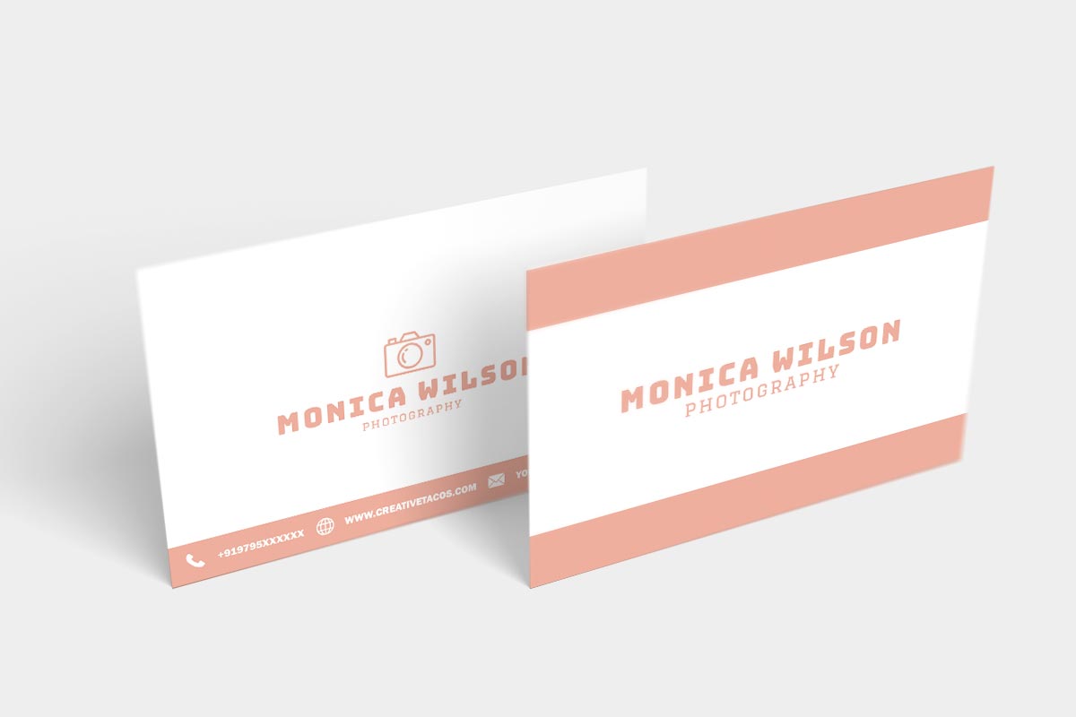 Free Simple Photography Business Card