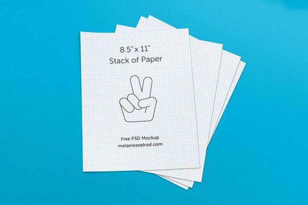 Download Free Stack Paper PSD Mockup ~ Creativetacos