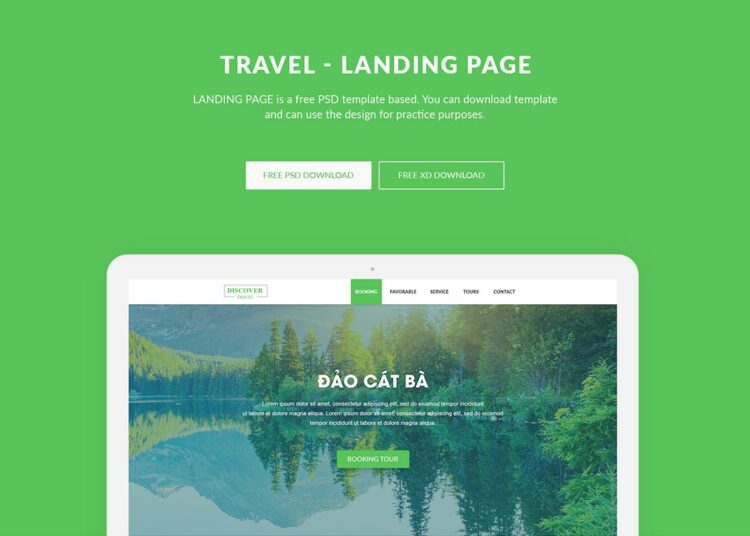 Free Travel Landing Page