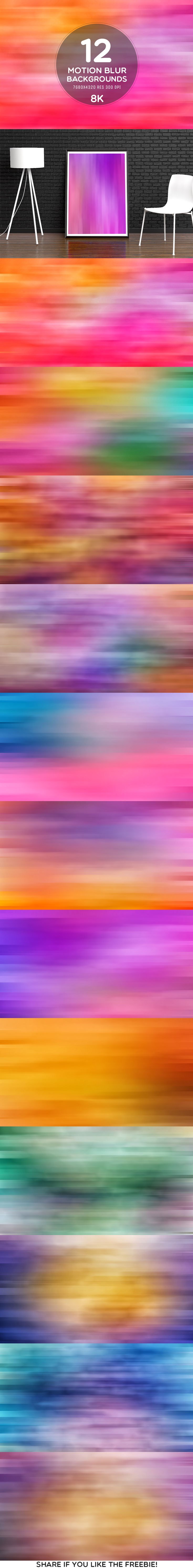 12 Free Motion Blur 8K Backgrounds For Website Or App