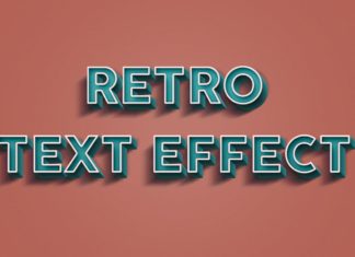 Free Retro Text Effect