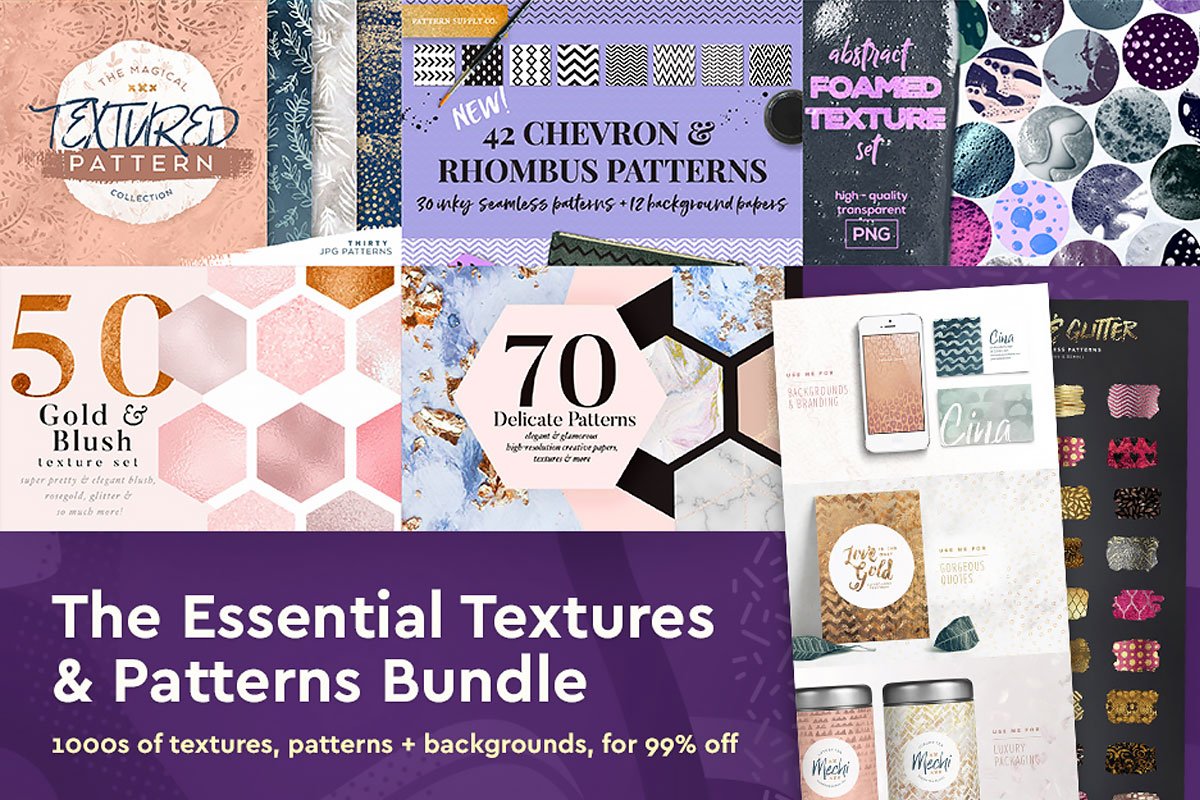 The Essential Textures and Patterns Bundle Just $29