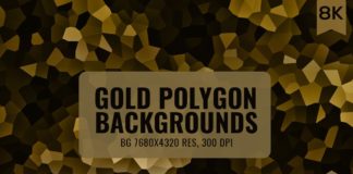 12 Free Gold Polygon Backgrounds