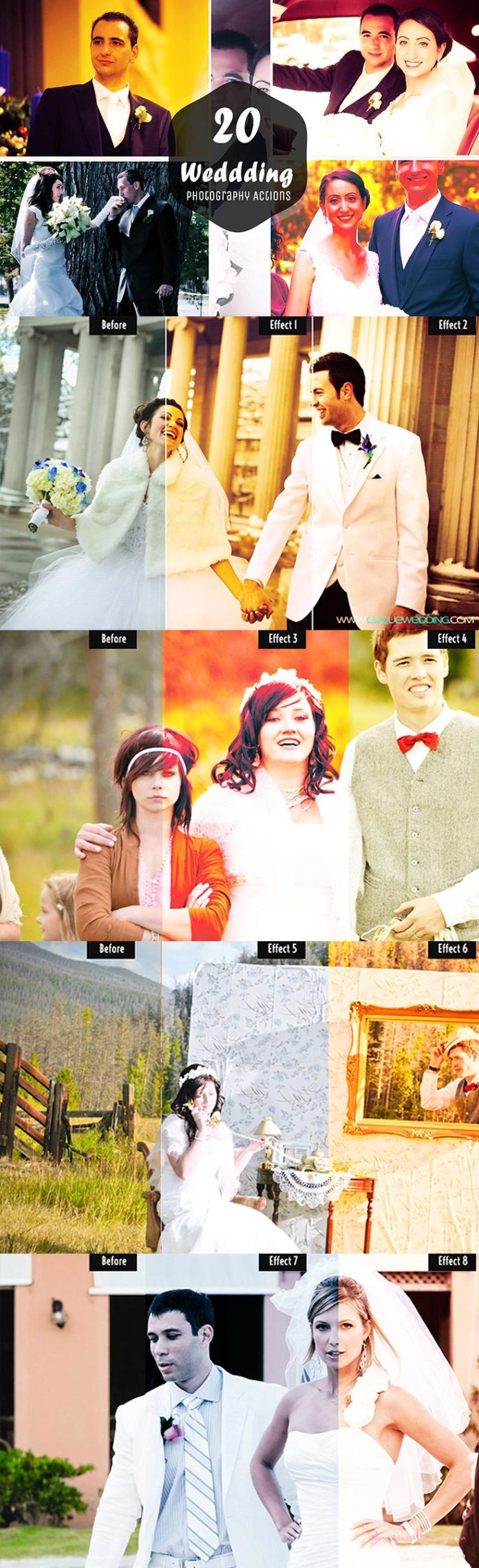 professional wedding photoshop actions free download