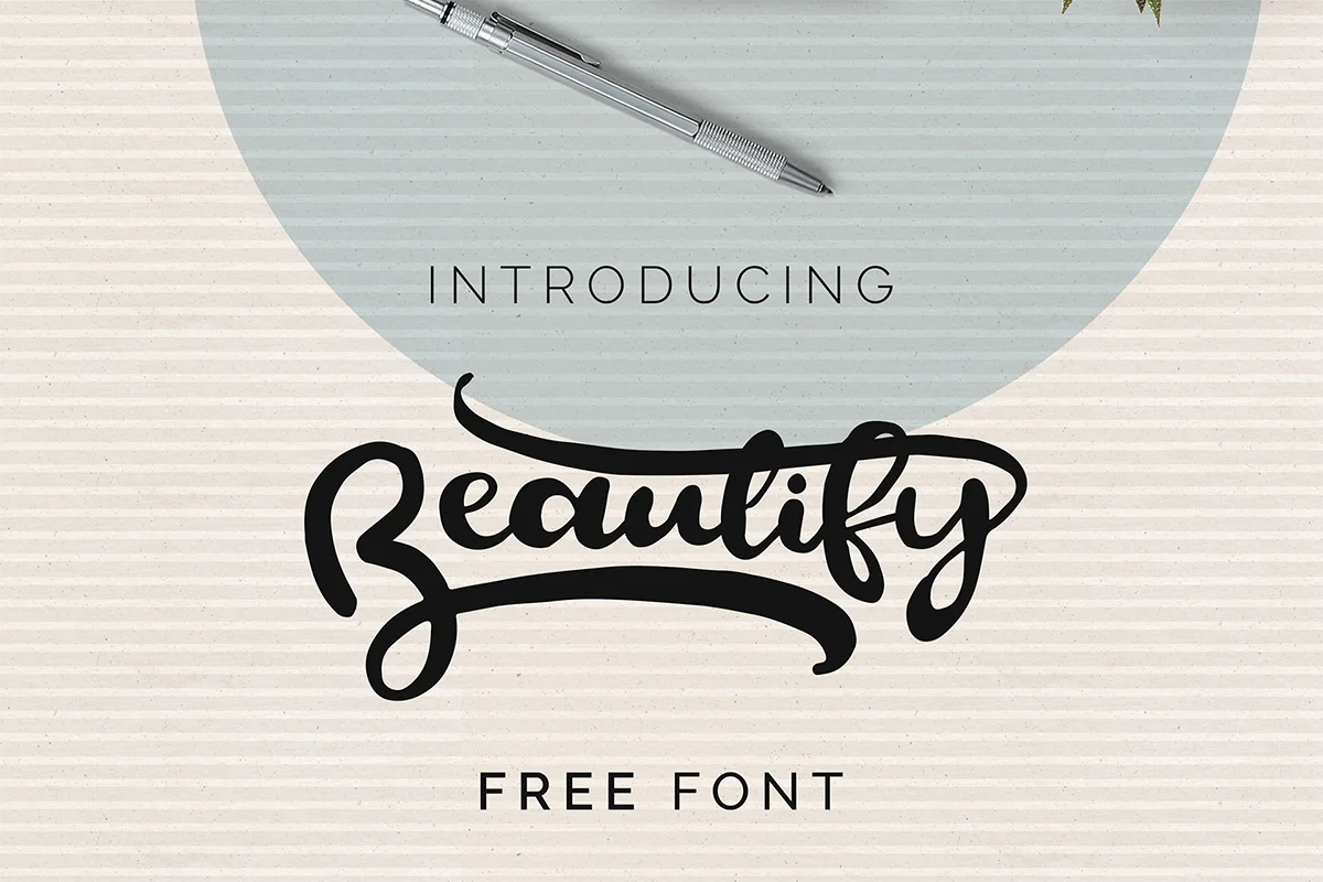 Beautify Script Font Free Download - Creativetacos