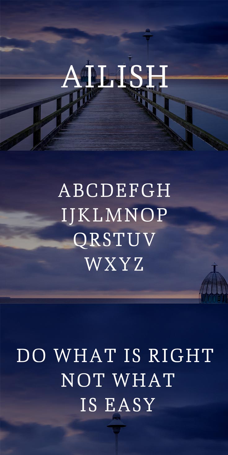 Free Ailish Slab Serif Font