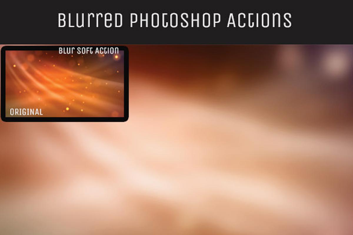 Free Blur Background Action Set Ver. 1