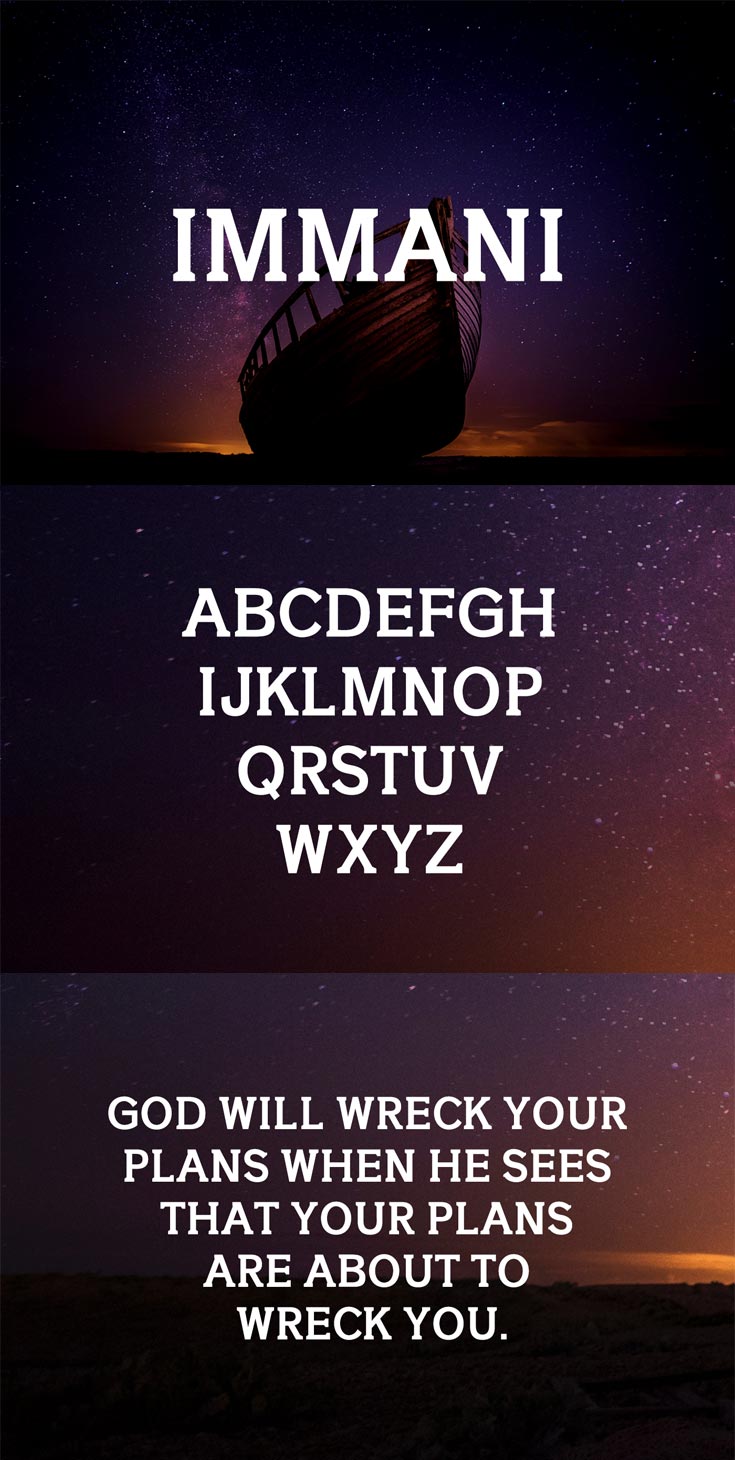 Free Immani Serif Font