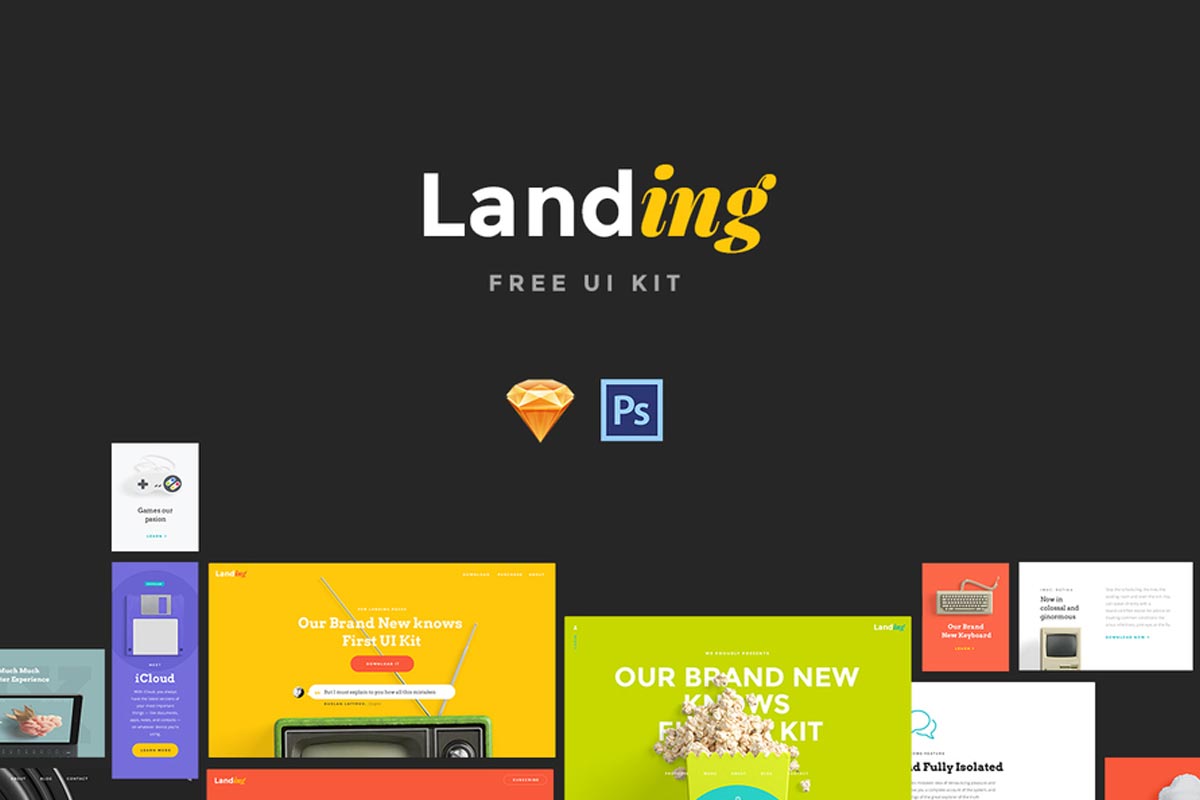 Free Landing Page UI Kit