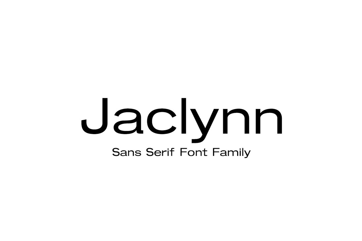 4 Free Jaclynn Fonts Family Pack
