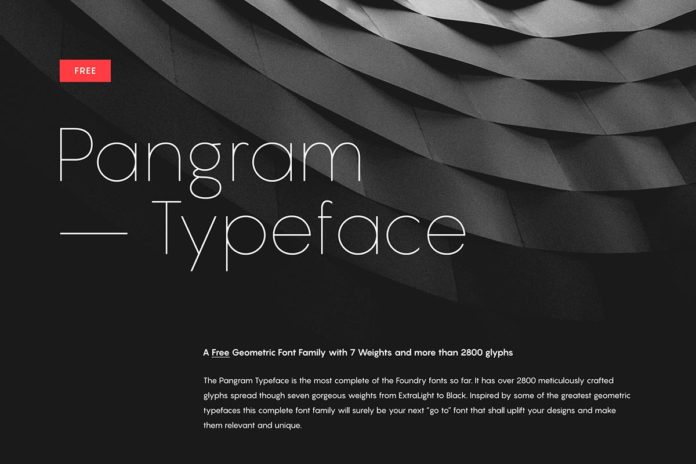Free Pangram Sans Serif Font
