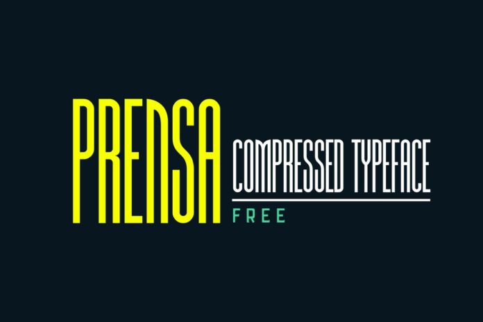 Free Prensa Display Font