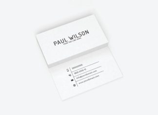 Free Simple Individual Business Card
