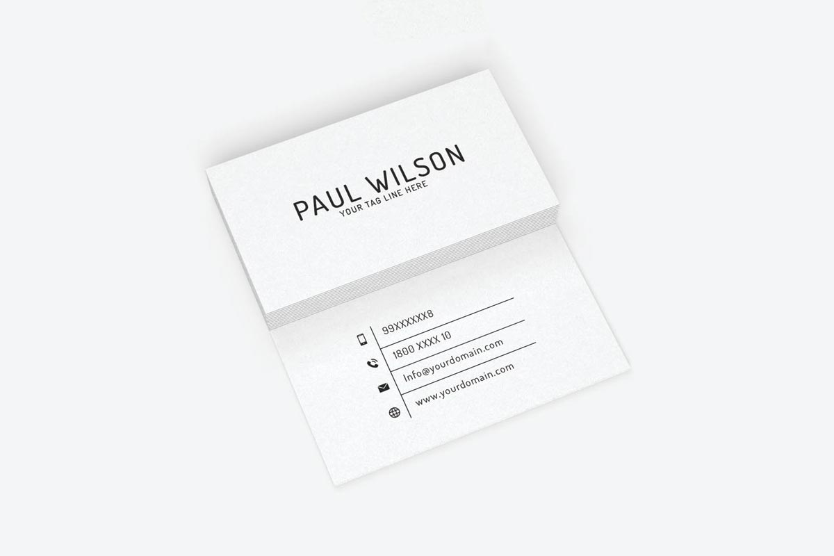Free Simple Individual Business Card