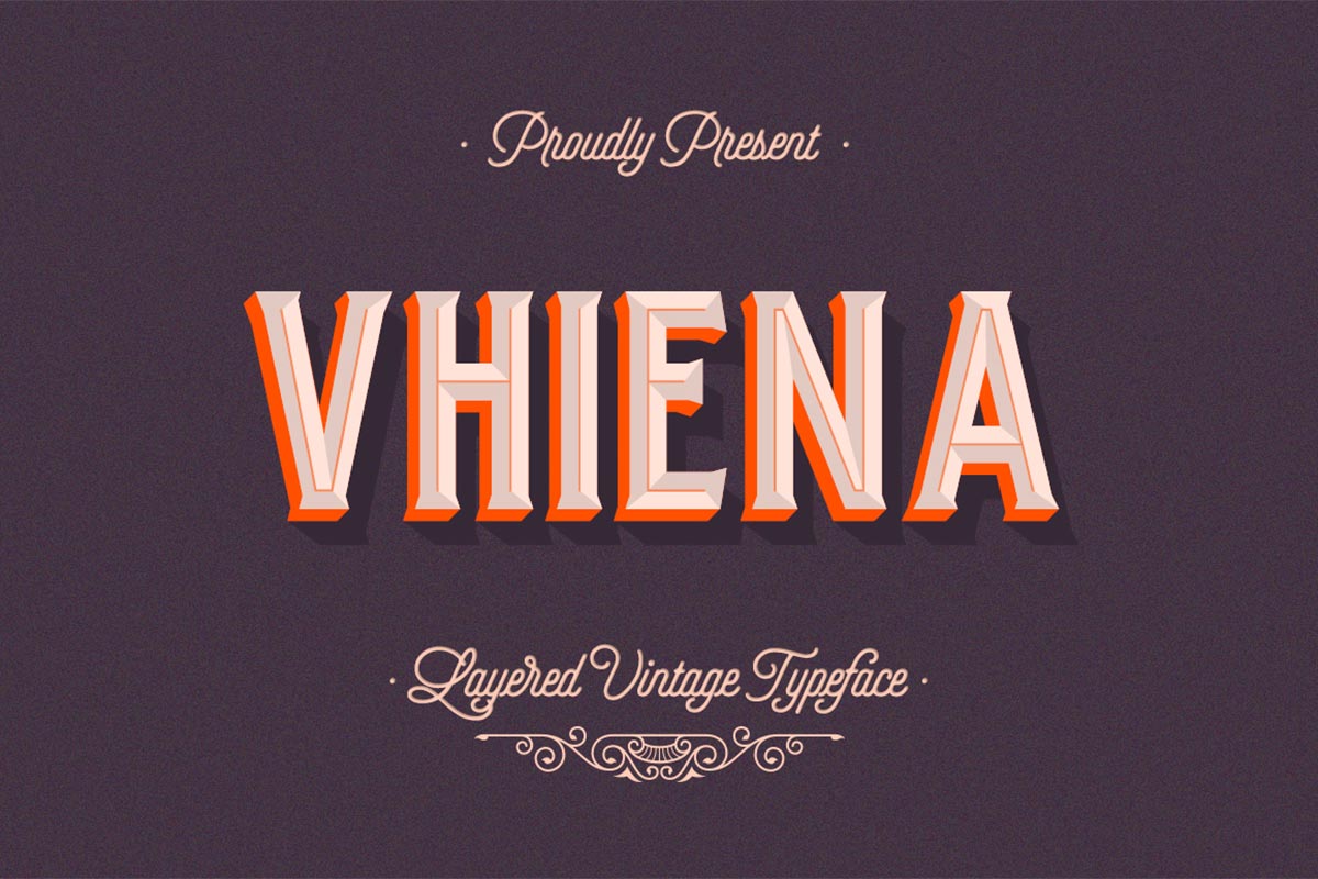 Free Vhiena Display Font 1