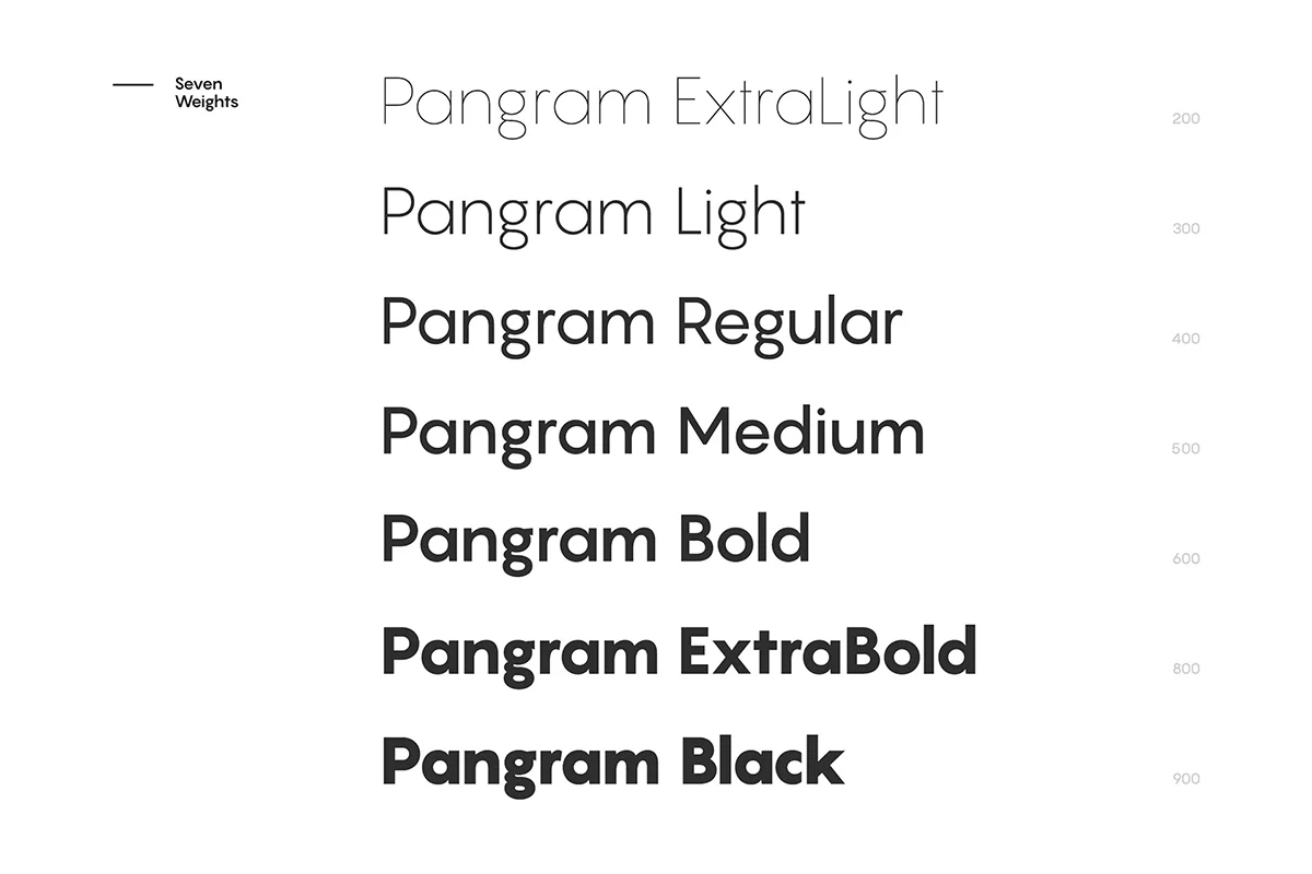 Pangram Sans Serif Font Preview 1